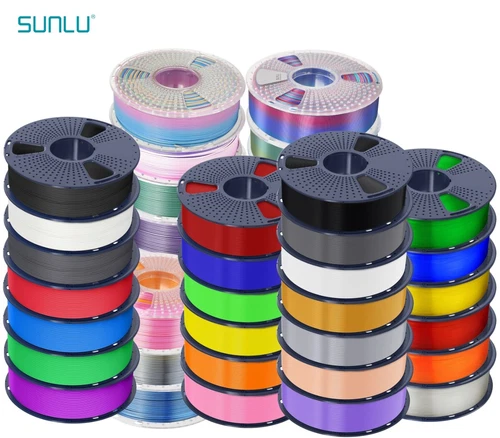 SUNLU 1.75MM PLA Seide PLA+2.0 PETG ABS ASA PVB SILK TPU TPU-SILK 3D Filament