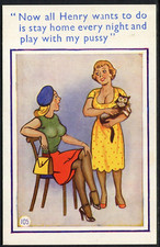 Coastal Cards Postcard #105  'Now all Henry wants to do is stay home....'