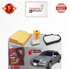 KIT TAGLIANDO FILTRI E OLIO MERCEDES CLASSE C 200 W202 141KW 192CV 1997 ->
