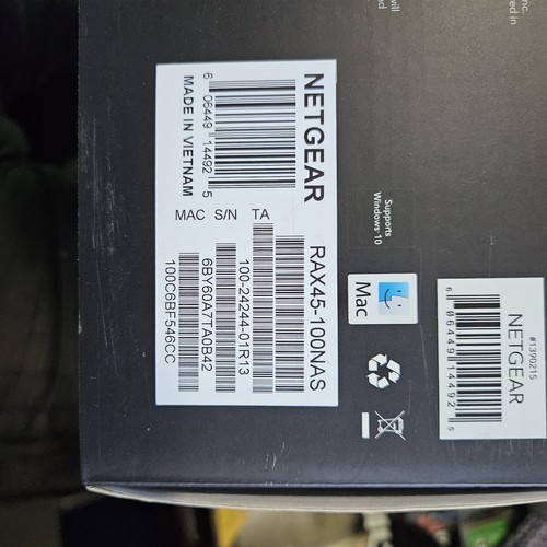 Router NETGEAR Nighthawk AX6 AX4300 6 flujos WiFi 6 modelo RAX45 -100NAS - Imagen 10 de 12