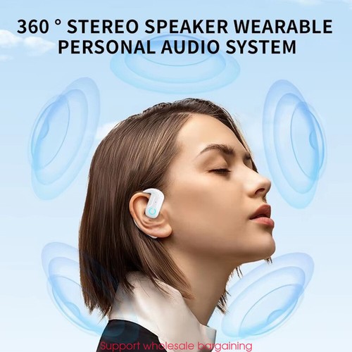 Trucker Wireless Headset Bluetooth 5.4 Earpiece Dual Mic Earbud Noise Cancelling - Photo 17 sur 26