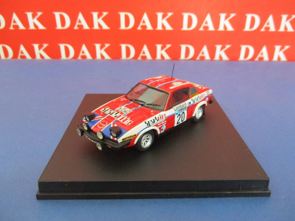 Die cast 1/43 Modellino Auto Triumph TR7 RAC Rally 1980 R. Clark by Trofeu - Immagine 2 di 4