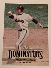 1993 Matt Williams oversized trading card
