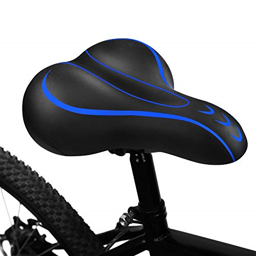 Comfortable Wide Big Bum Bicycle Gel Cruiser Extra Sporty Soft Pad Saddle Seat A