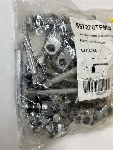 25-PACK Chrome 2.8" TPMS Valve Stems 90 Degree Multi-Piece Wheels Volk HRE Work - Picture 3 of 4