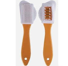 Suede Leather Cleaner Brush Nubuck Shoe Boot Care Stain 2 Sided Cleaning