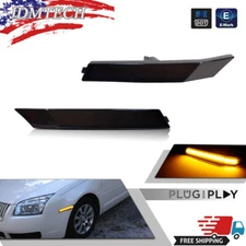 Front Fender Amber Side Marker Signal Lights For 06-09 Ford Fusion Mercury Milan