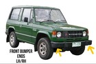 Mitsubishi pajero Mk1 90 front bumper Ends X2