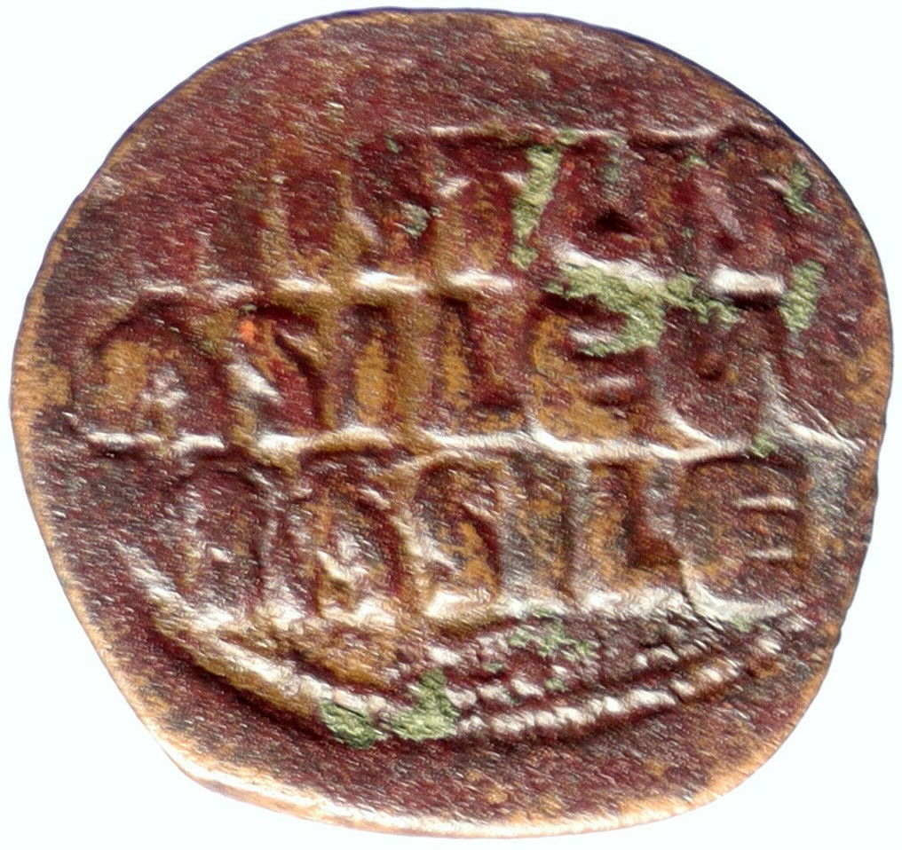 T-スクェアB.C.A.D. : Before Christ & Anno … JESUS CHRIST Class A2 Anonymous Ancient 976AD OLD Byzantine Follis