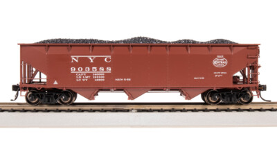 Broadway Limited 7376 HO Scale NYC AAR 70-Ton Triple Hopper (Pack of 4)