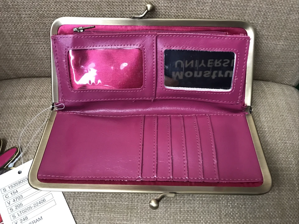 Bolso sin asas tipo billetera floral multicolor Loop NYC 8 x 3,75 nuevo con etiquetas Foto 4 de 4