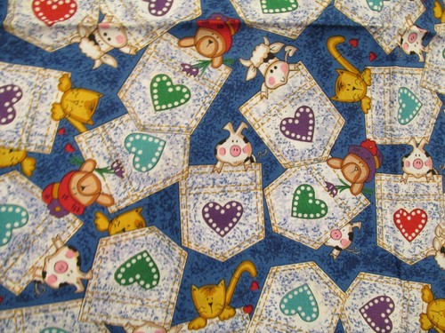 VINTAGE Aleene’s Cinnamon Street Delores Ruzicka For SSI Cotton Fabric ...