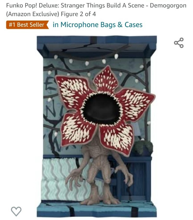 Figura Exclusiva De Demogorgon Funko Pop De Lujo De Stranger Things Build A Scene