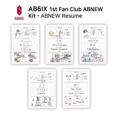 잰 AB6IX ABNEW 1期 グッズ AB6IX 1st season official fan club