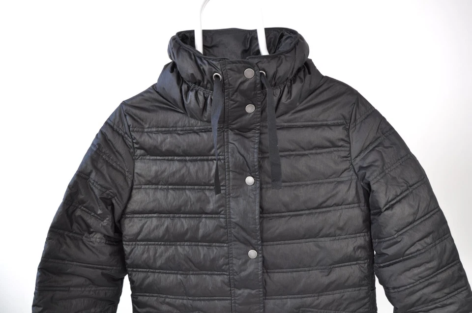 WOMENS BARBOUR INTERNATIONAL CROWN QUILTED PUFFER JACKET SHINY SIZE uk10 us6 - Image 3 of 4