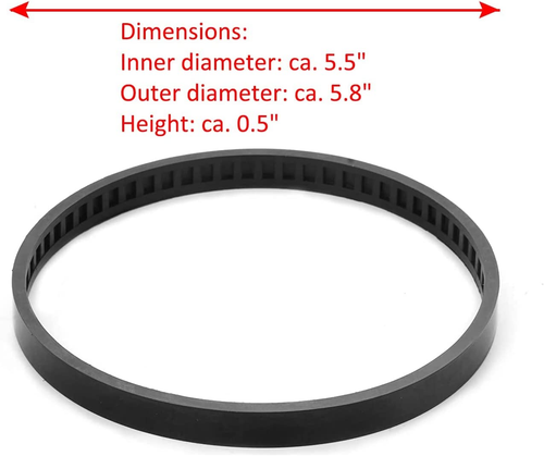 Dewalt 650721-00 Pneumatici di ricambio per sega a nastro DCS374 DWM120 OEM (confezione da 2) - Foto 6 di 10