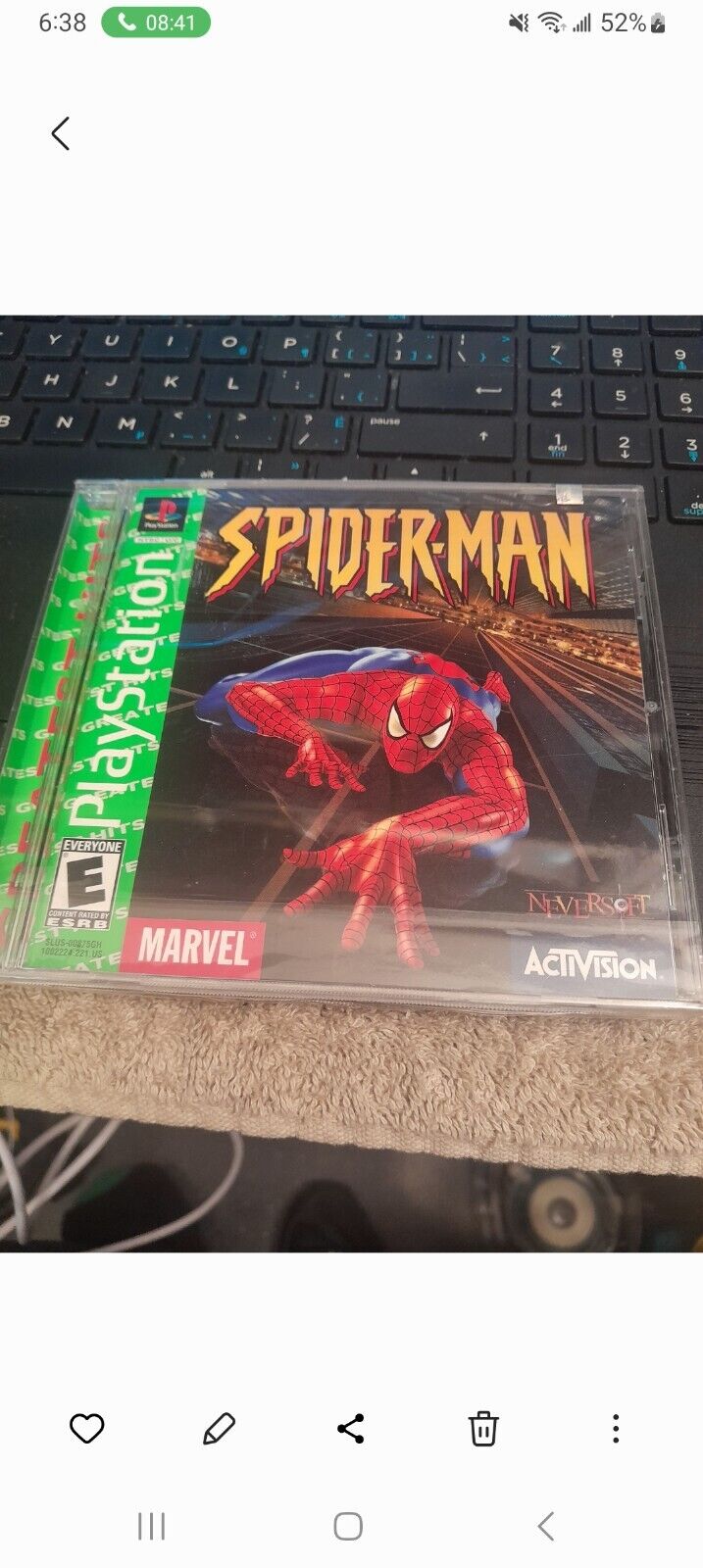 Spider-man Game For Pc (2000) With Original Box