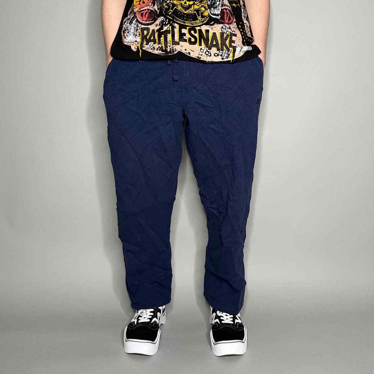 Vintage Starter Sweatpants L Navy Blue Cotton Subtle Vintage Starter Sweatpants L Navy Blue Cotton Subtle