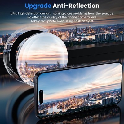 Camera Lens Protector For iPhone Air 17 Pro Max 16 15 HD Clear Tempered Glass 