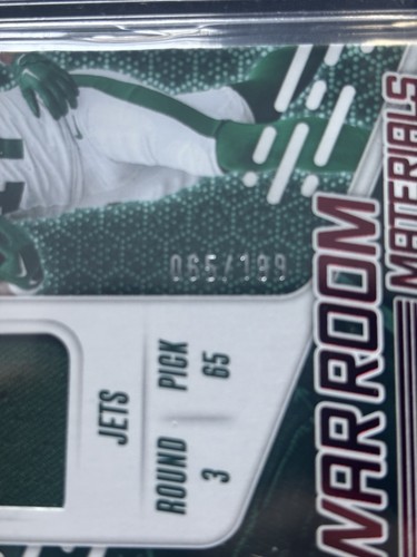 Malachi Corley 2024 Absolute Football RC #WRM-MCY War Room Materials Patch /199 - Picture 3 of 3