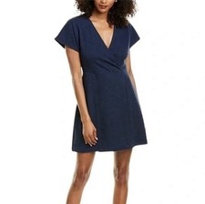 Madewell Cross-Front Flutter-Sleeve Mini Dress Size M Original $88