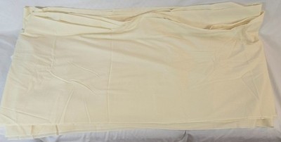 Plain Off-White Light Beige Fabric 44'' Wide and Over 700'' Long - 20 Yards+ Uncut