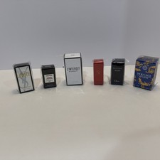 Lot of 6 Assorted Mini Perfume Fragrances travel size 0.25oz/7.5ML NIB