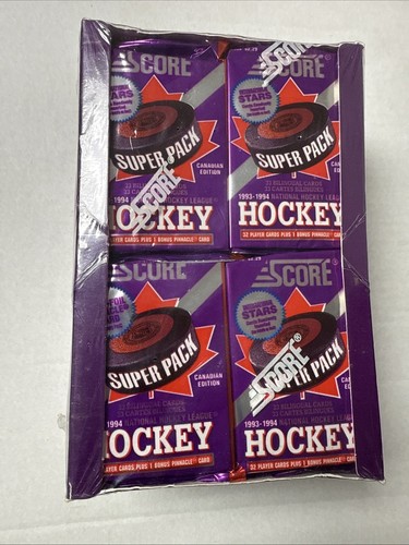 1993/94 SCORE SERIES 1 SUPER PACK USA EDITION HOCKEY SEALED BOX