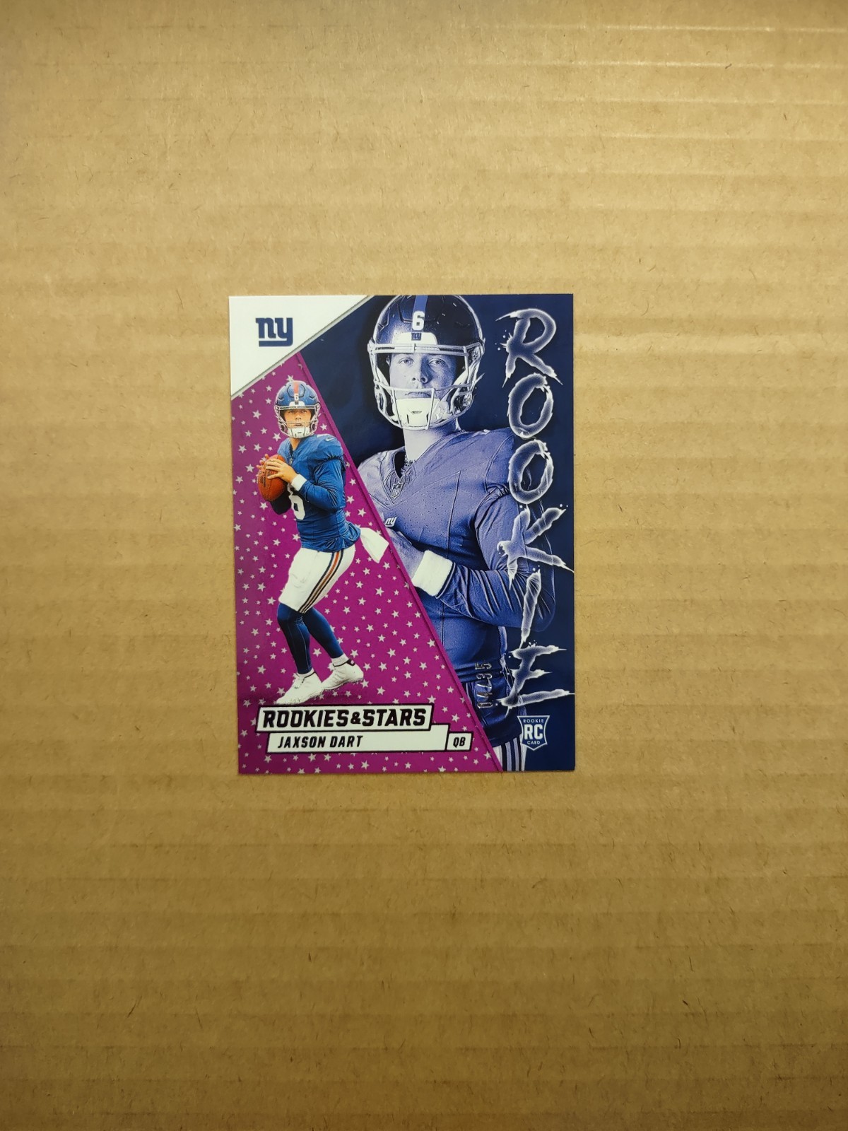 2025 JAXSON DART Panini Rookies & Stars Rookie Exclusive Purple /35 Giants RC SP