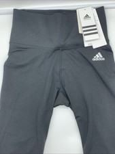 adidas Women  s High-Rise Black 3/4 Leggings Size XS 0/2 Climalite AJ2054 50
