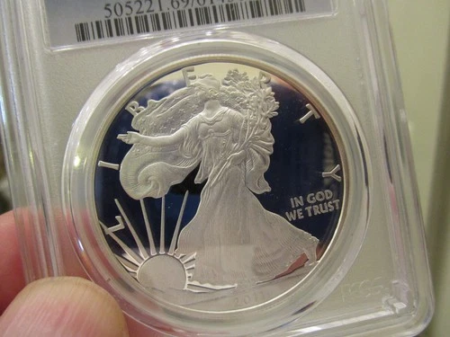 PCGS GRADED AMERICAN PROOF SILVER EAGLE  2011-W PCGS  PR-69DCAM