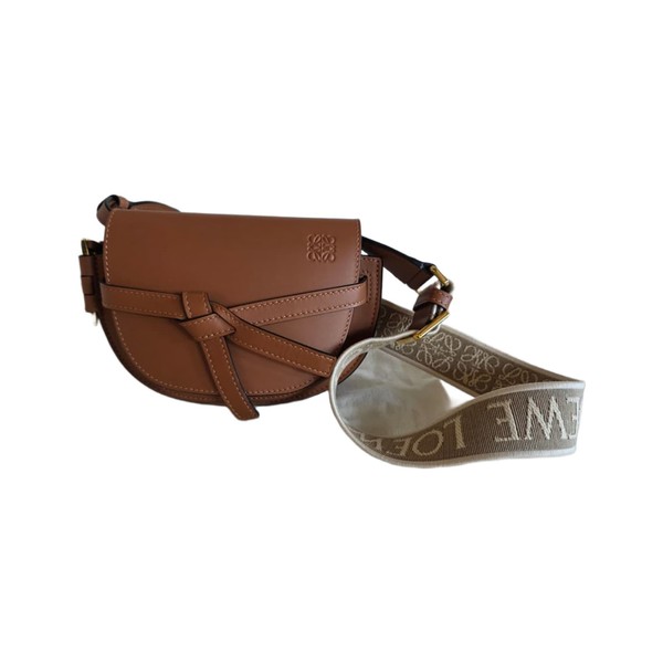 Loewe Gate Bag with Jacquard Strap Size Mini Excellent Condition #42406