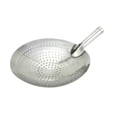 New 12&rdquo; Winco SC-12 Round Perforated Skimmer for Deep Frying Blanching Straining