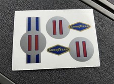 Scalextric C78 AC Cobra Replacement Stickers Green Car # 11 (Clearance line)