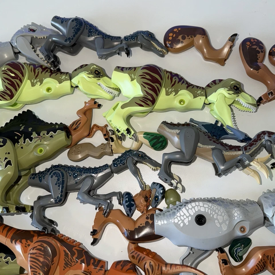 HUGE LEGO Jurassic World Dinosaur Figures PARTS Lot Bundle RARE HTF 5.7 lbs - Image 4 of 4