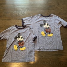 Mickey Mouse Kids T-Shirt Shirts Youth Large X-Large Lot 2 Disneyland Disney