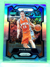 Steve Nash 2023 2024 PANINI PRIZM SILVER PRIZM REFRACTOR CARD