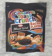 Cinnamon Toast Crunch Bacon Flavor Breakfast Cereal Hormel Black Label 6oz