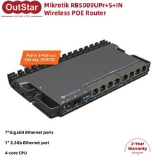 Mikrotik RB5009UPr S IN POE Router 4-core CPU 1000M Ethernet Port USB3.0 10G
