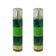 Bath & Body Works WAIKIKI BEACH COCONUT Fine Body Mist Spray 8Oz - 1 pcs