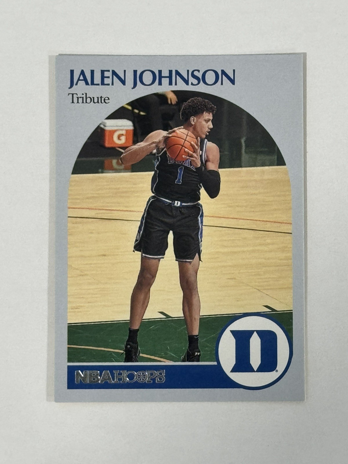 2021-22 Panini Chronicles Draft Picks - Hoops Retro #63 Jalen Johnson (RC) Duke