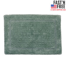 Better Homes Gardens Cotton Reversible Bath Rug, Green River, 17" x 24"