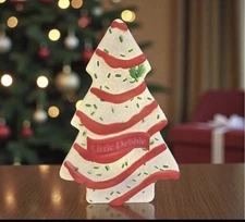 SHIPS TODAY Little Debbie Christmas Tree Cake Blow Mold LED Lighting 22 Inches