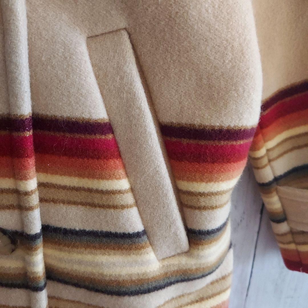 Pendleton Men's Beige Native Pattern Peacoat Size… - image 7