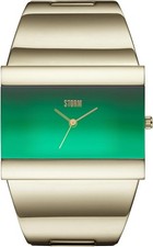 Image of Storm Starletti Gold Lazer Green Ladies Watch with Gold Bracelet 47313/GD/GN