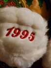 Vintage Family of 4 1995 K-Mart White Woodworking Plush Xmas Bears — photo 3