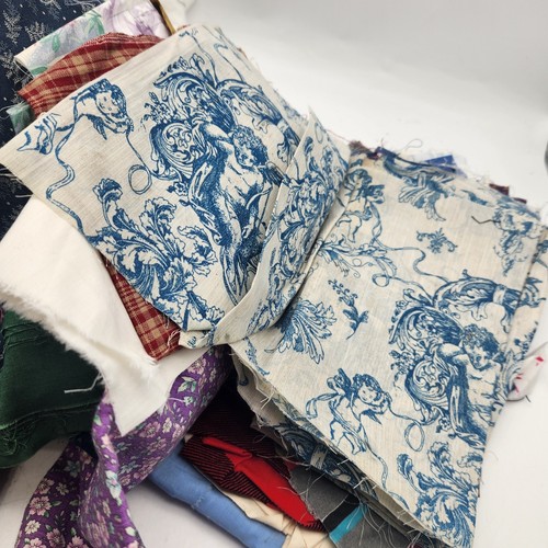 Vintage Quilting Fabric 6# Mixed Lot USA Craft Material Sewing Scraps - Picture 10 of 11