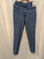 450 1980s Chic 15 T Jr Blue Jeans High Waisted Tapered Legs New With Tags