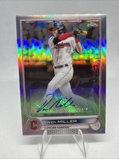 2022 Topps Chrome Update Series - Autographs Owen Miller #AC-OM (AU)