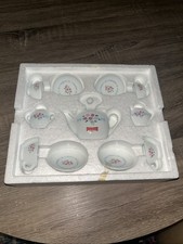 Vintage Little Debbie Collectible Heirloom Tea Set Imported Porcelain 1997 NIB